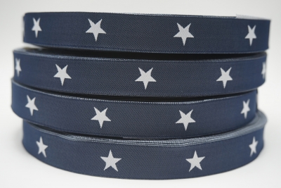 star ribbon navy/white
