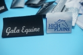 horse woven labels