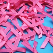 Satin ribbon bows pink