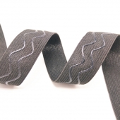 Non-slip silicone elastic webbing