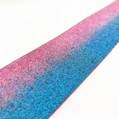 Colorful Glitter Foil Printed Grosgrain Ribbon