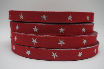 star ribbon red/silver