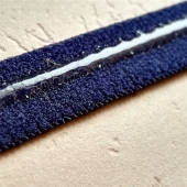 Silicone elastic webbing blue