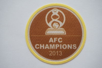 Flocking patch AFC champions